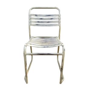 Industrial Vintage <b>Portable</b> Dining Room Furniture Iron Metal Distressed Hand Painted Colorful Dining Chair Hotel Apartment Villa - Product Image 1