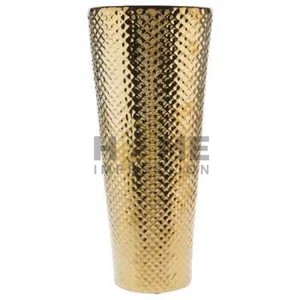 Vase à fleurs en métal de la meilleure qualité Surface martelée Vase à fleurs décoratif pour la maison dernières jardinières de créateurs à prix compétitif - Product Image 1