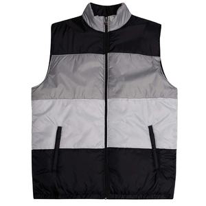 Veste matelassée légère et décontractée pour hommes Gilet matelassé coupe-vent d'extérieur sans manches - Product Image 1