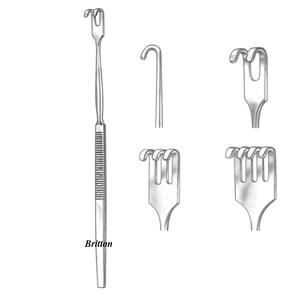 Rétracteur chirurgical émoussé Offres Spéciales à deux dents de 16 CM approuvé ISO - Product Image 1