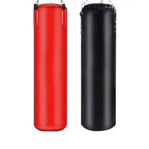 Punching Bags Sand Bags Kick Boxing MMA Training Sports Genuine Leather Boxing Bag