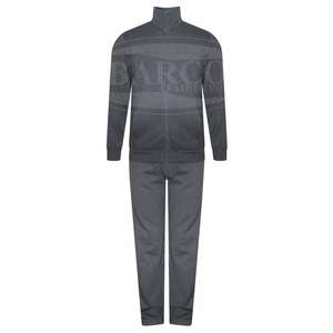 Ensemble de survêtement de jogging pour homme, personnalisé, de haute qualité, écologique, à capuche, uni, imprimé, en polaire, 100% polyester, fermeture éclair intégrale - Product Image 3