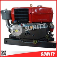 Nouveau moteur complet anti-usure en alliage de cuivre diesel manuel TAIWAN SUNITY TS180/TS180C/TS180R 18HP pour tracteurs agricoles Yanmar ISO9001