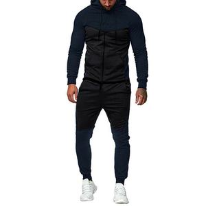 Hiver Arrivée Zipper Sports Hommes Survêtement Haute Qualité Manches Longues Prix Pas Cher Logo Personnalisé Conception Coton Homme Survêtements - Product Image 1
