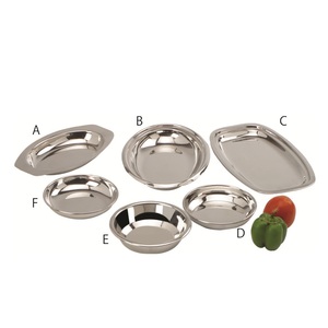 Type plat de plateau de nourriture d'acier inoxydable écologique - Product Image 5