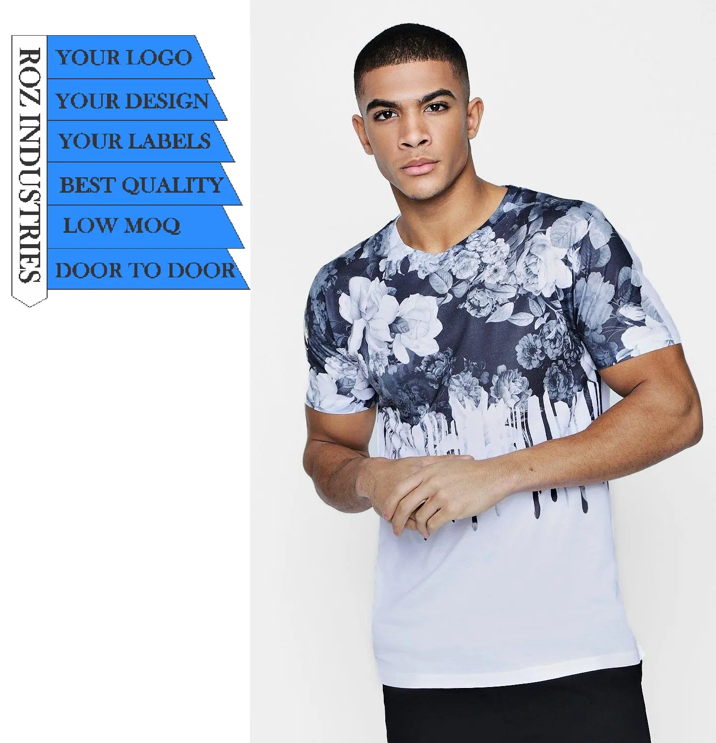 Men Sublimation T Shirt Hot Selling Good Clothes Fabric Men Custom T Shirt For Summer 2022