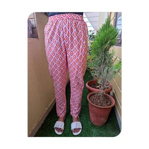 Pantalons décontractés en coton pour femmes les plus vendus Pyjamas Cool motif rayé imprimé pour l'été Fabricant personnalisé - Product Image 3