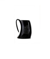 Corne à boire style Viking, 1 pièce, Original fabriquée à la main, tv Tankard pour bière, naturelle polie à la main