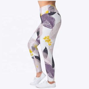 Highly Quality Digital Printed Women's <b>Gymnastic</b> Leggings Custom Design Sublimated Tight Skinny Fit Anti-Bacterial Quick Dry - Product Image 3