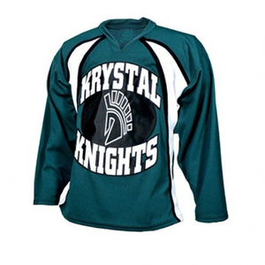 เสื้อฮอกกี้ OEM พิมพ์ลายโลโก้ตามสั่งด้วยความร้อน ชุดยูนิฟอร์มฮอกกี้น้ำแข็งพร้อมดีไซน์สั่งทำพิเศษ ผลิตจากโพลีเอสเตอร์ 100% สำหรับทีม - Product Image 5