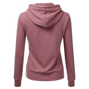 Sudadera con capucha para mujer, jersey básico ligero de alta calidad, tejido de rizo con capucha, ropa de calle de talla grande - Product Image 3
