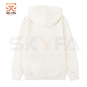 ร้อนขายการออกแบบใหม่ที่มีคุณภาพที่ดีที่สุดธรรมดาสีขาวเสื้อฮู้ดสไตล์ที่ไม่ซ้ำกันทีมปรับแต่ง2022 - Product Image 2