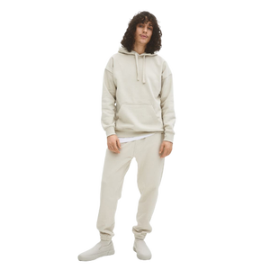Pulls à capuche unisexes tricotés personnalisés en gros, style anti-accumulation, en tissu polaire, décontractés et écologiques, fabrication OEM - Product Image 3