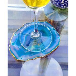 Blue Lace <b>Agate</b> <b>Coasters</b> Red <b>Agate</b> Rough Stone Natural Gemstone Tea <b>Coaster</b> Set Polished Stone Bulk Wholesale Supplier Gift Item - Product Image 1