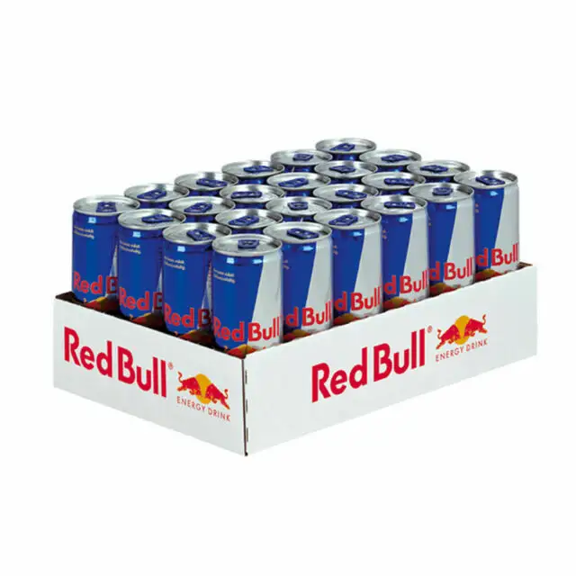 Original Red Bull Energy Drink Red / Blue / Silver / Extra all Can Sizes