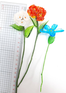 ขายส่งโรงงานโดยตรงทำด้วยมือศิลปะ Murano ดอกไม้แก้วสำหรับวันวาเลนไทน์ - Product Image 4