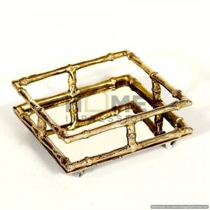 ถาดแฟนซีอลูมิเนียมชุบทองที่ทันสมัย - Product Image 3