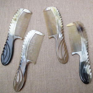 100% Natural Buffalo Horn <b>Comb</b> HUONG DANG DS 314 for Personal & Home Use Common Lice <b>Comb</b> with Polished Surface Durable - Product Image 1