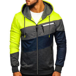 Custom Blank Full Zip up Hoodie Men's Plus Size Solid Color Zipper Sweatshirt <b>Cardigan</b> Autumn Hoodie <b>Oversize</b> Full Zip up Hoodie - Product Image 1