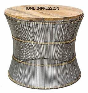 Mesa de centro con Base de madera, decoración moderna para el hogar y eventos, planificador - Product Image 4