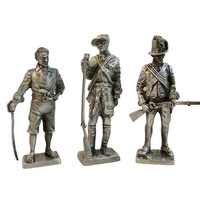 Figurines d'action de soldats miniatures en alliage de zinc 3D, fabrication sur mesure, en gros, style antique