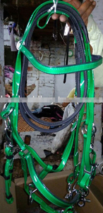 VENDRE PVC Bleu cheval ENDURANCE Bride EN DOLLAR 8 TAILLE pleine épi Shetland - Product Image 2