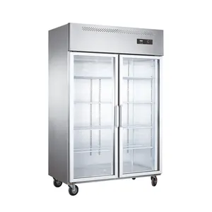 Geladeira comercial do hotel da cozinha vertical 4 portas com equipamento da refrigeração do ce