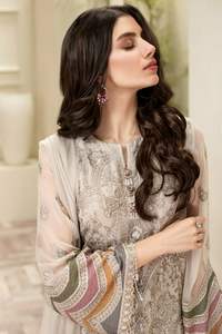 2022 Venta caliente pakistaní indio bordado gasa traje Formal sedoso rayón viscosa Salwar Kameez para adultos algodón seda Lino - Product Image 3