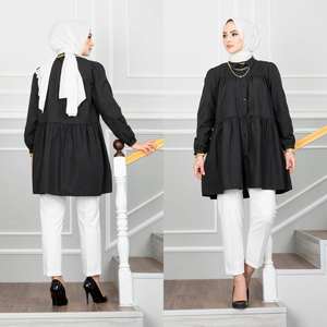อาบายาคาฟตานเสื้อผ้าอิสลามสำหรับผู้หญิง,เสื้อคลุมกิโมโนสไตล์ดูไบอาหรับมุสลิมแฟชั่นอิสลามชุดเดรสเรียบง่ายคุณภาพสูงจากตุรกีสำหรับฤดูกาลใหม่ - Product Image 6