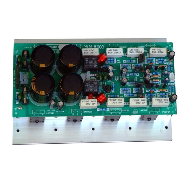 Taidacent HiFi Fever Peak 200W+200W High Power Audio Amplifier Board with Rectifier Filter Original 5200 1943 Amplifier Board