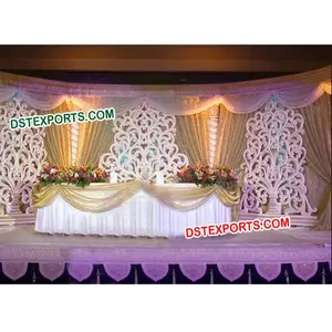 शादी मंच फूल डिजाइन वापस फ्रेम स्वयं खड़े शादी की डिजाइनर पैनलों स्टाइलिश शादी की भारी नक्काशीदार पृष्ठभूमि पैनलों