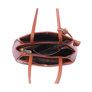 Bolso de cuero con logotipo personalizado para mujer, bolsa de hombro de viaje de gran capacidad, venta al por mayor - Product Image 2