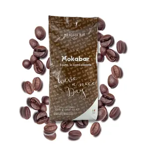 Grains de café italien MOKABAR 1kg, Top 90% Arabica pour les Restaurants