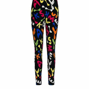 Pantalones de compresión deportivos para mujer con estampado de sublimación personalizada 2023, mallas de Yoga de poliéster Spandex - Product Image 4