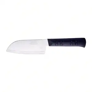 5 Inch Stainless Steel Professional Japanese Cook Knife With L26cm (Blade 12.5cm) Black Color Slicing Cutting Kitchen Utensil