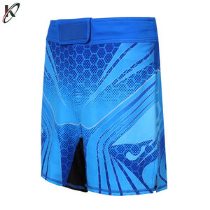 MMA Short Blue Boxing Shorts para Artes Marciales Wear Producto al por mayor - Product Image 2