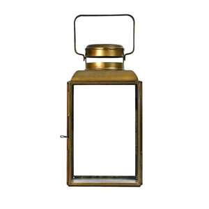 Linterna grande de metal blanco y vidrio de diseño antiguo para velas, boda y decoración del hogar para el Día de San Valentín - Product Image 2