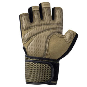 Guantes de levantamiento de pesas de gimnasio de medio Dedo de calidad superior Unisex entrenamiento Fitness nueva llegada guantes de cuero personalizados mujeres hombres. - Product Image 6