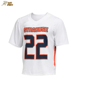 ชุดลาครอสคุณภาพสูงแบบกำหนดเอง ดีไซน์ใหม่ ปรับแต่งโลโก้ได้เต็มที่ เสื้อเจอร์ซีย์และกางเกงขาสั้นโพลีเอสเตอร์ 100% สำหรับผู้ใหญ่ ผู้ชาย พิมพ์ลาย - Product Image 6