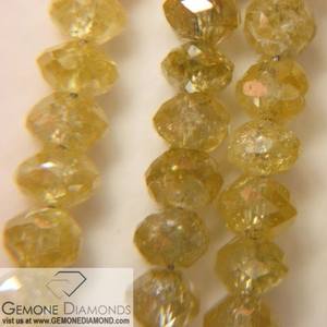 Collier en perles à facettes de diamants, produit d'origine indienne, en pierres précieuses - Product Image 2