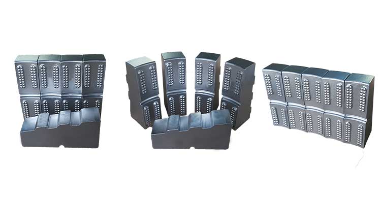 Chuck Jaws for Atlas Copco Christensen CS14 Drilling Machine