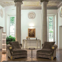 Canapé de salon italien cuir véritable, confortable, 3 places, à sections, nouveau design