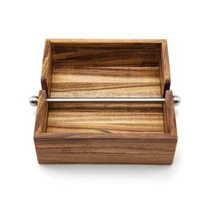 Soporte para servilletas de madera, respetuoso con el medio ambiente, hecho a mano, elegante y clásico, venta al por mayor - Product Image 5
