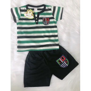 Conjunto de ropa de verano para niños, ropa a rayas, barata, superventas - Product Image 6
