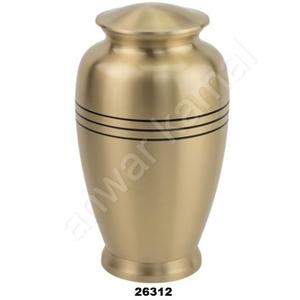 Urnas funerarias de cremación de recuerdo más vendidas de calidad superior Urnas de cremación de latón de bronce con bolsa de terciopelo - Product Image 1