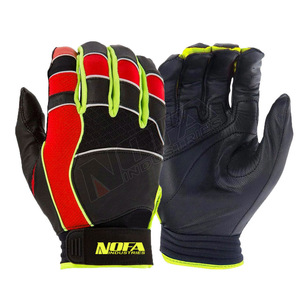 Gants de baseball professionnels pour adultes avec logo personnalisé OEM Vente en gros Équipement de frappe en cuir pour l'extérieur et le terrain extérieur - Product Image 3