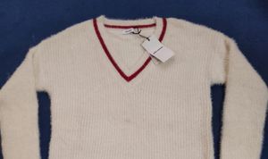 Suéteres de Oficina de Manga Larga para Mujer, Marcas Originales, Suéteres Casuales con Cuello en V para Chicas, Lote de Stock de Bangladesh - Product Image 2