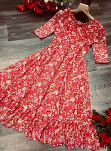 Midi/Maxi ชุด Kurti พร้อมสวมใส่สำหรับผู้หญิง7สีที่แตกต่างกันนำเสนอโดยพระราชส่งออก - Product Image 4