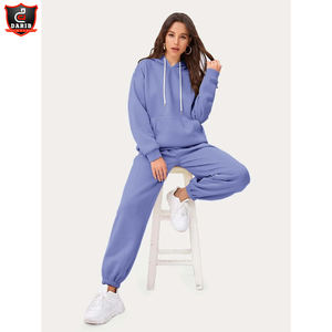<b>Top</b> Sale Custom Tracksuit Jogger Suit Two Piece Woman <b>Sweat</b> Suits Set 100% Cotton Women Tracksuit - Product Image 5