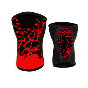 Rodillera de neopreno para levantamiento de pesas, funda deportiva de alta resistencia, mangas ajustables de 7 mm - Product Image 3